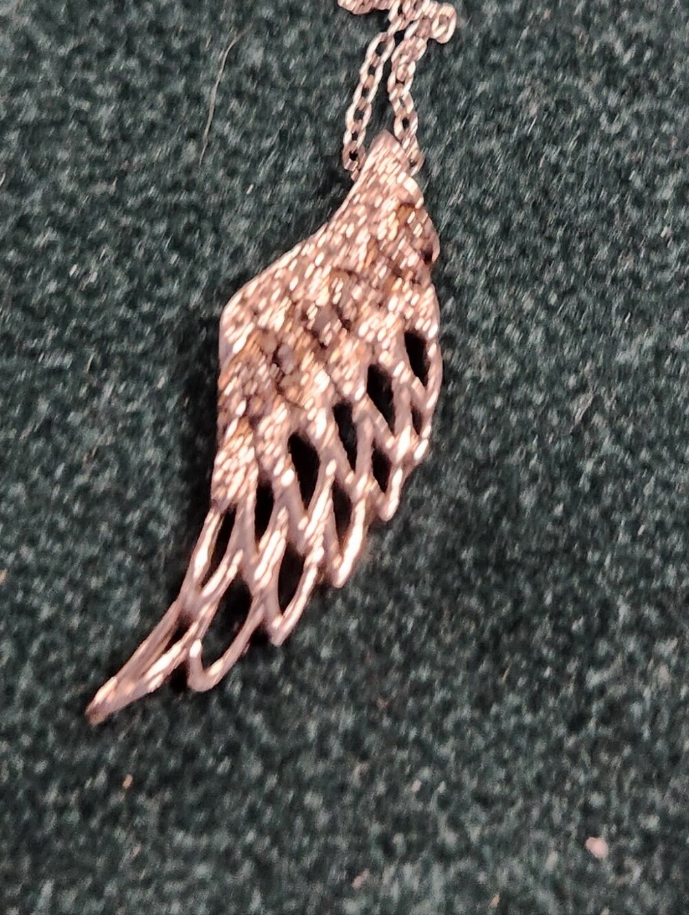 Sterling Silver Wing Pendant Necklace
